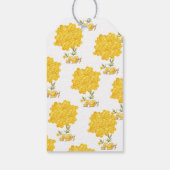 Sie fand ihr Honey Bee Floral Brautparty Geschenkanhänger (Rückseite)