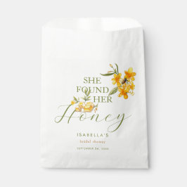Sie fand ihr Honey Bee Floral Brautparty Geschenktütchen