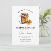 Sie fand ihr Honey Boho Chic Brautparty Einladung (Stehend Vorderseite)