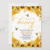 Sie fand ihr Honey-Brautparty Einladung (Vorderseite)