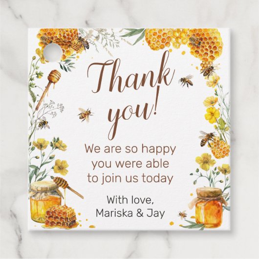 Sie fand ihr Honey-Brautparty Geschenkanhänger (Vorderseite)