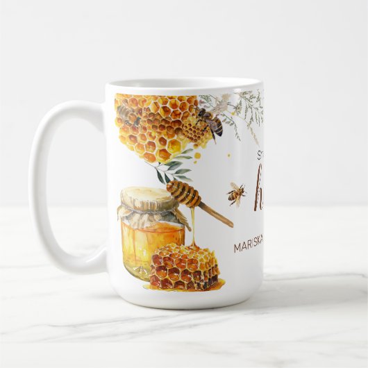 Sie fand ihr Honey-Brautparty Kaffeetasse (Links)