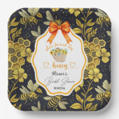 Sie fand ihr Honey-Brautparty Pappteller (Vorderseite)