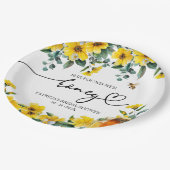 Sie fand ihr Honey-Brautparty Pappteller (Schrägansicht)