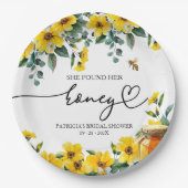 Sie fand ihr Honey-Brautparty Pappteller (Vorderseite)