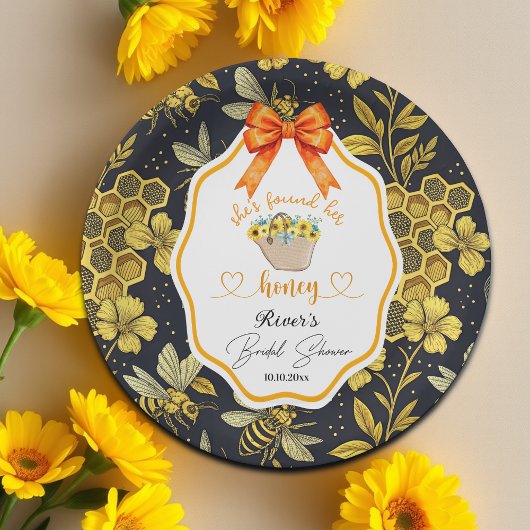 Sie fand ihr Honey-Brautparty Pappteller