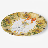 Sie fand ihr Honey-Brautparty Pappteller (Schrägansicht)