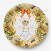 Sie fand ihr Honey-Brautparty Pappteller (Vorderseite)