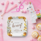 Sie fand ihr Honey-Brautparty Pappteller (Party)