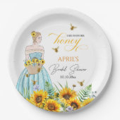 Sie fand ihr Honey-Brautparty Pappteller (Vorderseite)