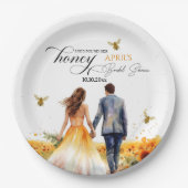 Sie fand ihr Honey-Brautparty Pappteller (Vorderseite)