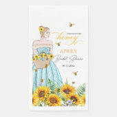 Sie fand ihr Honey-Brautparty Serviette (Vorderseite)