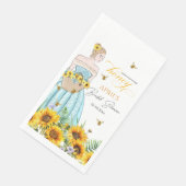 Sie fand ihr Honey-Brautparty Serviette (Ecke)