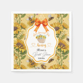 Sie fand ihr Honey-Brautparty Serviette (Vorderseite)