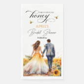 Sie fand ihr Honey-Brautparty Serviette (Vorderseite)