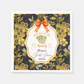 Sie fand ihr Honey-Brautparty Serviette (Vorderseite)