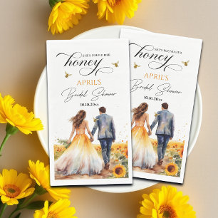 Sie fand ihr Honey-Brautparty Serviette