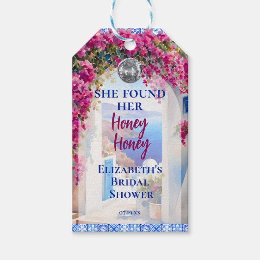 Sie fand ihr Honey Mamma Mia Brautparty Geschenkanhänger (Vorderseite)