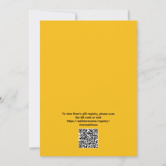 Sie fand ihr Honey QR Code Brautparty Einladung (Rückseite)