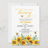 Sie fand ihr Honey QR Code Brautparty Einladung (Vorderseite)