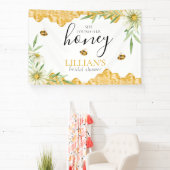 Sie fand ihr Honig Daisy Bee Brautparty-Banner Banner (InSitu)