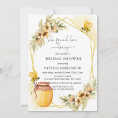 Sie fand ihr Honigblütenbienen-Brautparty Einladung (Vorderseite)