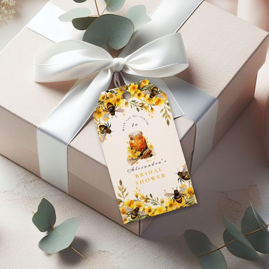 Sie fand ihr liebliches rustikales Brautparty Geschenkanhänger