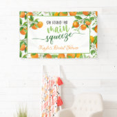 Sie fand ihr Orangenhaut-Brautparty Banner (Insitu)