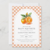 Sie fand ihr Orangenhaut-Brautparty Einladung (Vorderseite)