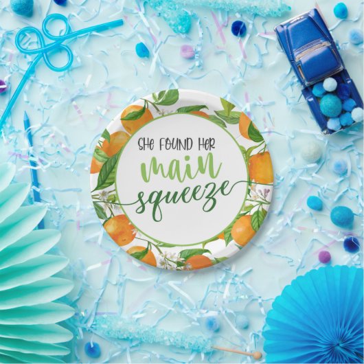 Sie fand ihr Orangenhaut-Brautparty Pappteller (Party)