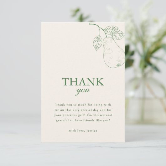 Sie fand ihr perfektes Brautparty Dankeskarte (Stehend Vorderseite)