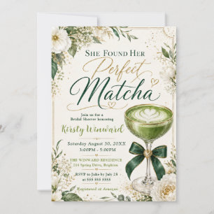 Sie fand ihr perfektes Matcha-Brautjunggesellinnen Einladung