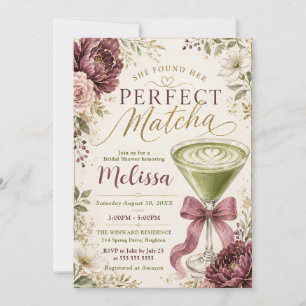 Sie fand ihr perfektes Matcha-Brautjunggesellinnen Einladung
