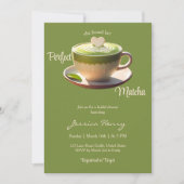 Sie fand ihr perfektes Matcha-Brautparty Einladung (Vorderseite)