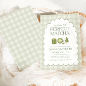 Sie fand ihr perfektes Matcha-Brautparty Einladung