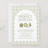 Sie fand ihr perfektes Matcha-Brautparty Einladung (Vorderseite)