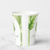 Sie fand ihr perfektes Matcha Elegante Bridal Show Pappbecher (Rechts)