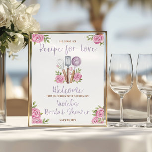 Sie fand ihr Rezept für die Liebe! Begrüßung zur D Poster