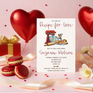 Sie fand ihr Rezept für die Liebe! Brautparty Einladung