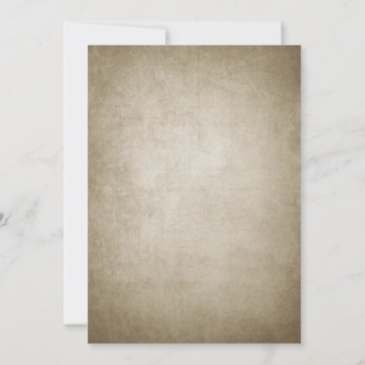 Sie fand ihr rustikales Halloween-Brautparty Einladung (Rückseite)