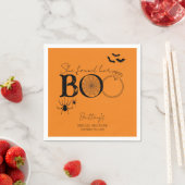 Sie fand ihr rustikales Halloween-Brautparty Serviette (Beispiel)