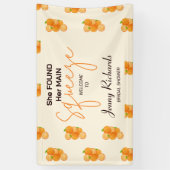 Sie fand ihr Squeeze-Brautparty Banner (Vertikal)