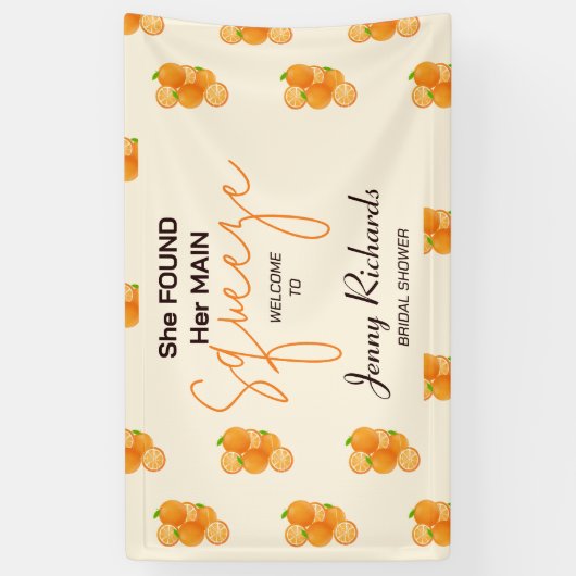 Sie fand ihr Squeeze-Brautparty Banner (Vertikal)