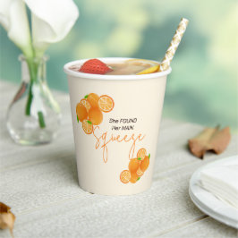 Sie fand ihr Squeeze-Brautparty Pappbecher