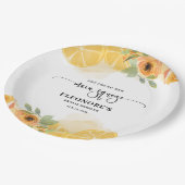 Sie fand ihr Squeeze-Brautparty Pappteller (Schrägansicht)