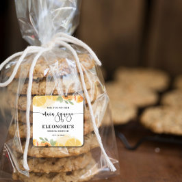 Sie fand ihr Squeeze-Brautparty Quadratischer Aufkleber