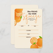 Sie fand ihr Squeeze-Brautparty RSVP Karte (Vorne/Hinten)