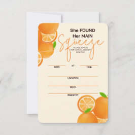 Sie fand ihr Squeeze-Brautparty RSVP Karte