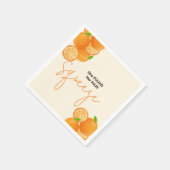 Sie fand ihr Squeeze-Brautparty Serviette (Ecke)