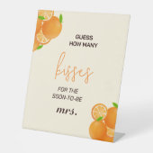 Sie fand ihr Squeeze-Brautparty Sockelschild (Vorderseite)